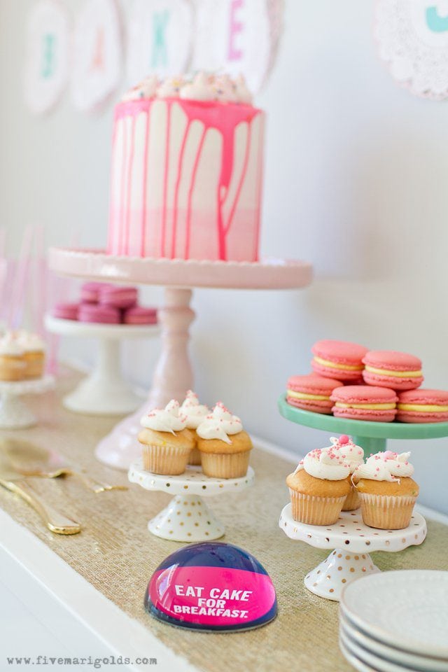 Cake Bake Shop Birthday Party for Girls | Five Marigolds