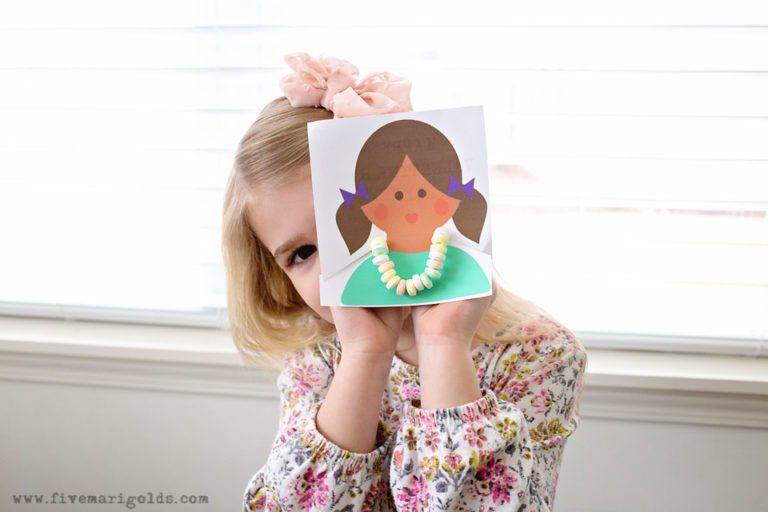 No-Sew Chair Cover and DIY Valentines | Five Marigolds