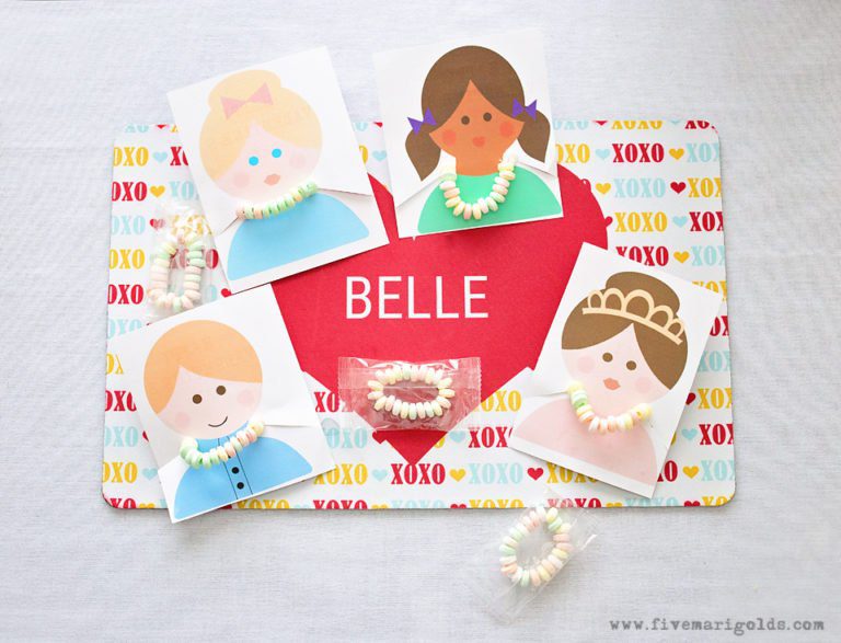 No-Sew Chair Cover and DIY Valentines | Five Marigolds