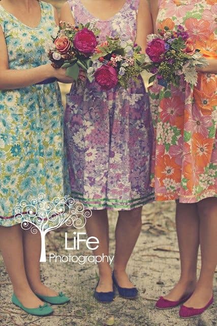 dresses made from vintage sheets