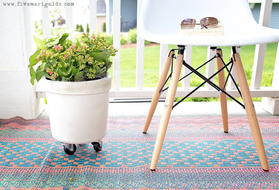 DIY Industrial Cooler + Convertible Planter for less than $10 | Five Marigolds #SummertimeCerveza #ad