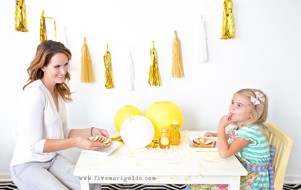 Honey Bear After School Snack | Five Marigolds