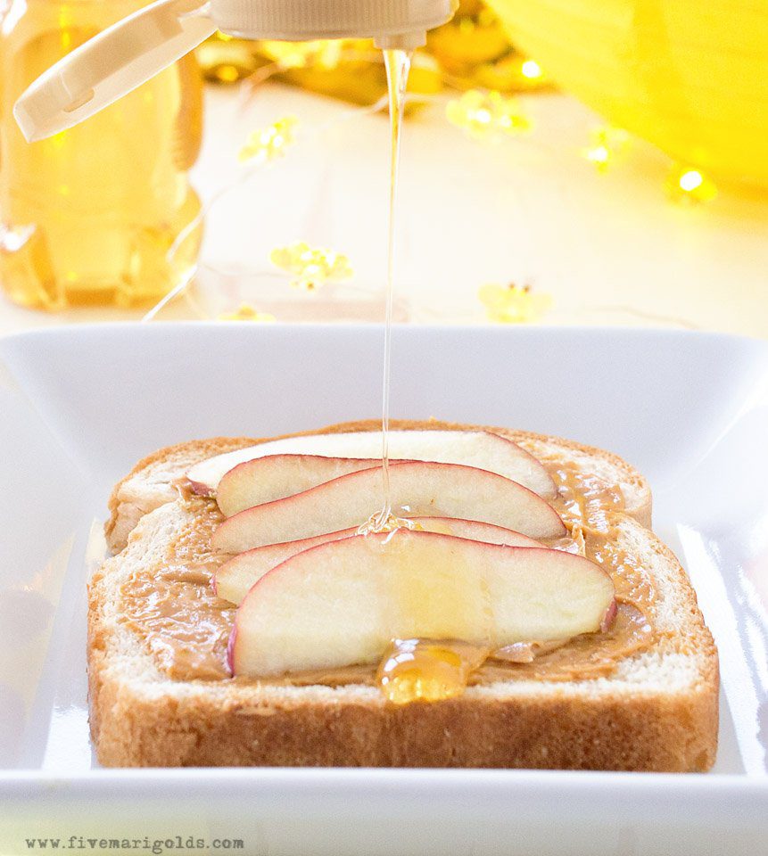 Honey Bear After School Snack | Five Marigolds