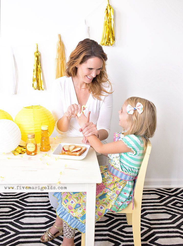 Honey Bear After School Snack | Five Marigolds