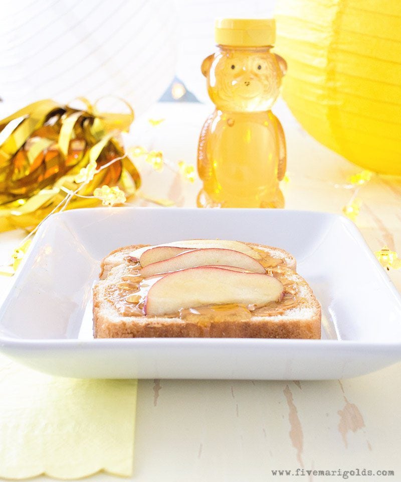 Honey Bear After School Snack | Five Marigolds