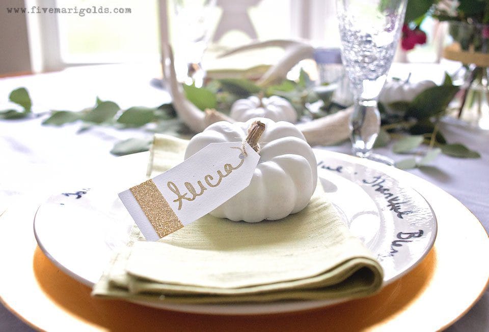 Affordable and Chic Thanksgiving Decor | Five Marigolds