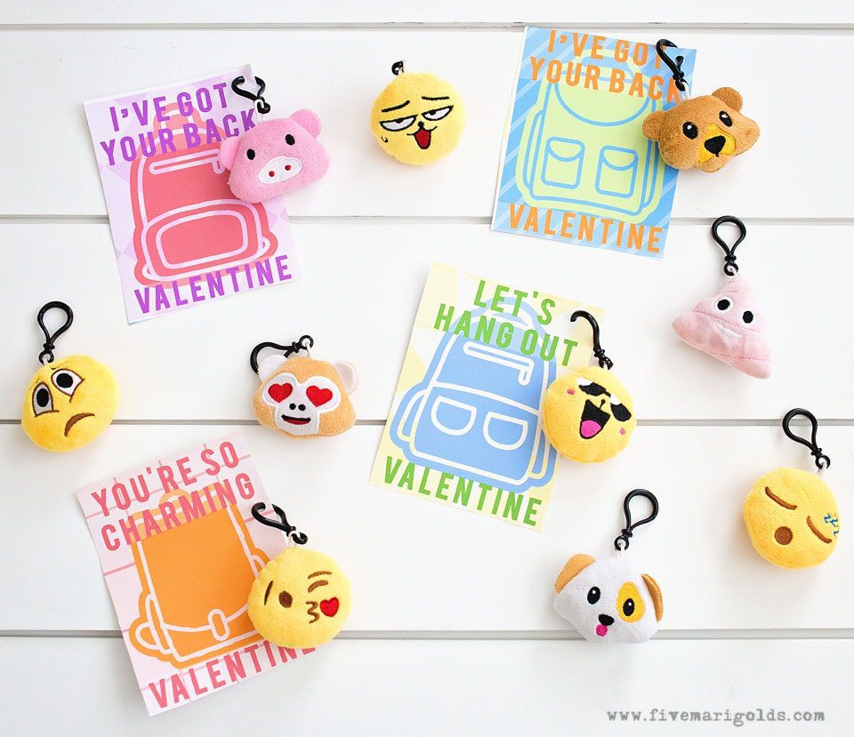 Backpack Charms Valentine's Day Printables