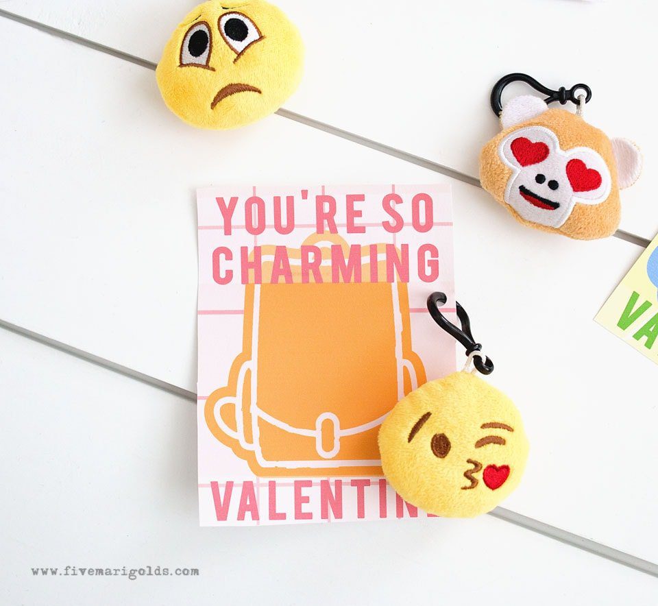 Backpack Charms Valentine's Day Printables