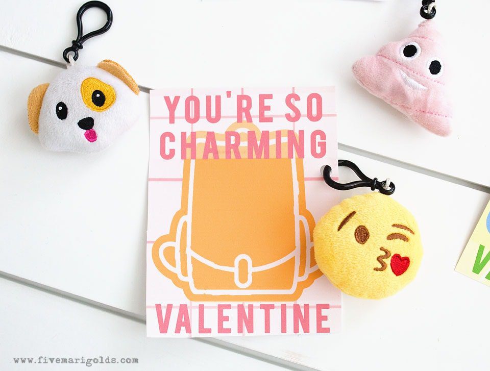 Backpack Charms Valentine's Day Printables