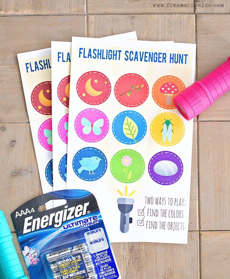 Flashlight Scavenger Hunt