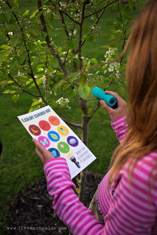 Flashlight Scavenger Hunt