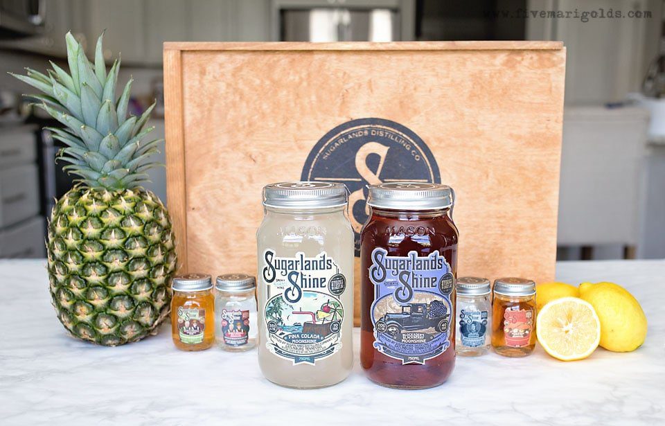 Spiked BlackBerry Lemonade Pina Colada Float | Five Marigolds