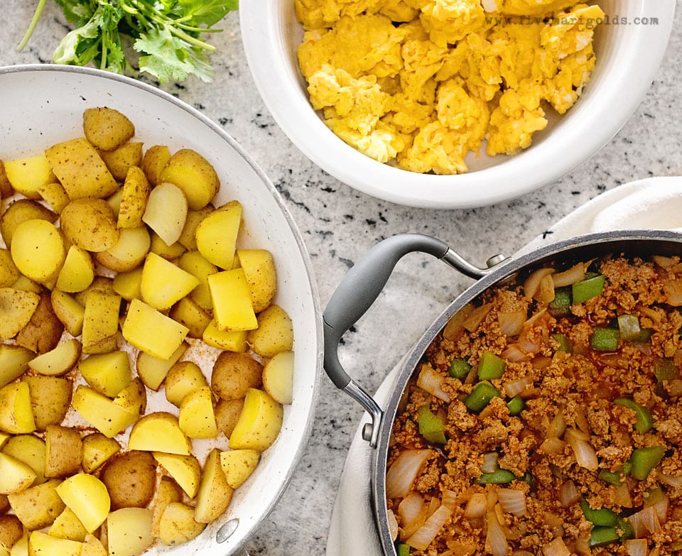 Southwest Breakfast Scramble Meal Prep Recipe