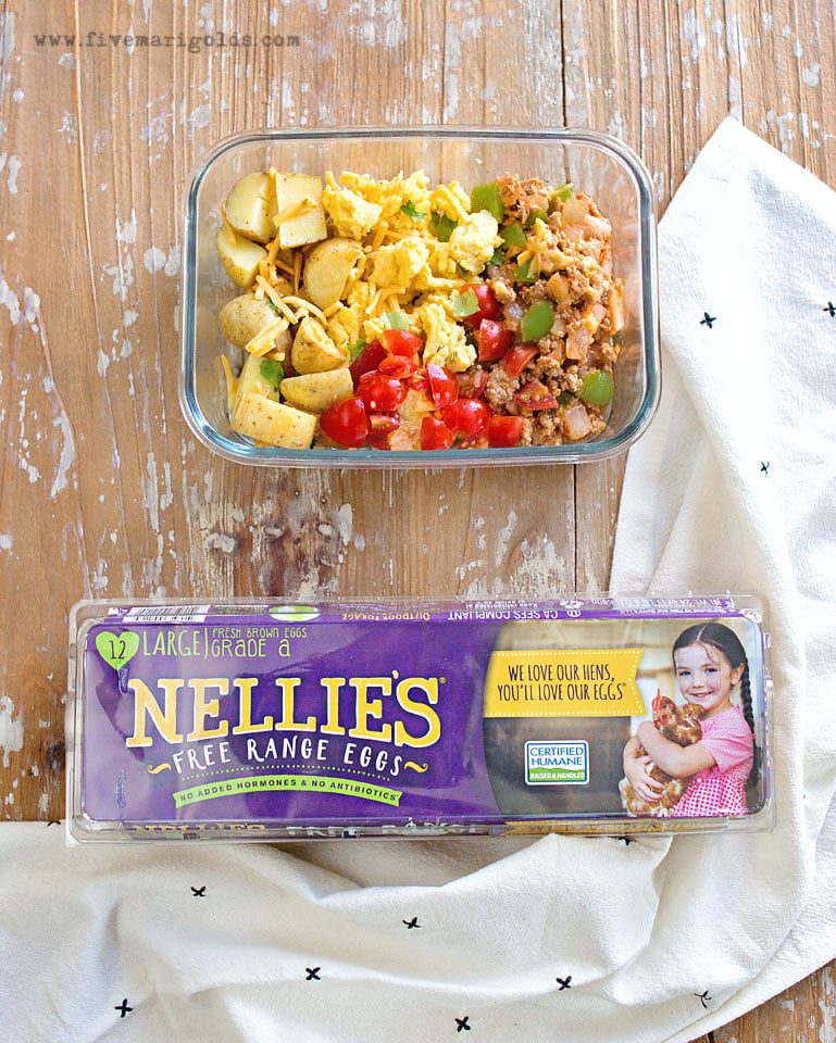 Southwest Breakfast Scramble Meal Prep Recipe