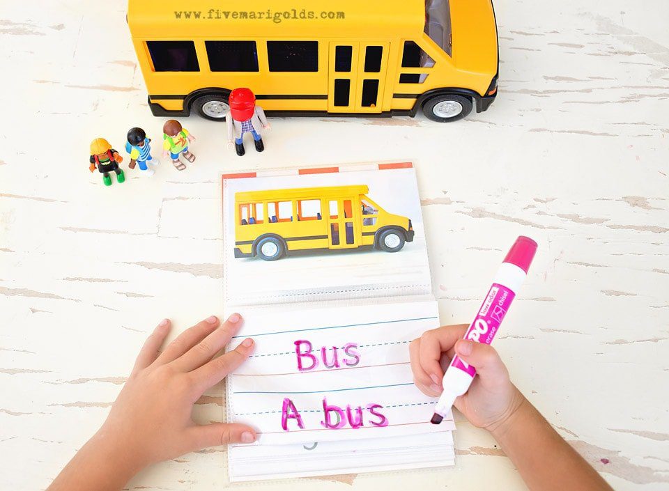 DIY Writing Skills Workbook Kindergarten Back To School 