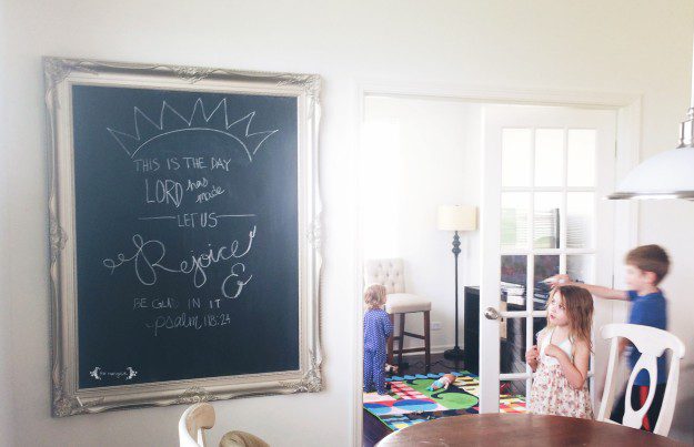 DIY Chalkboard Art | Five Marigolds