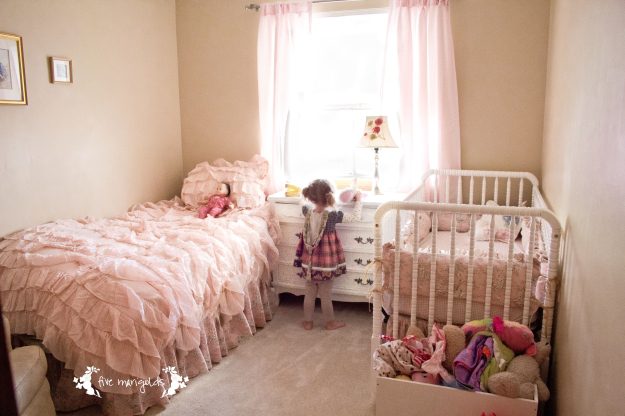 Tiny Spaces Shared Girl Room