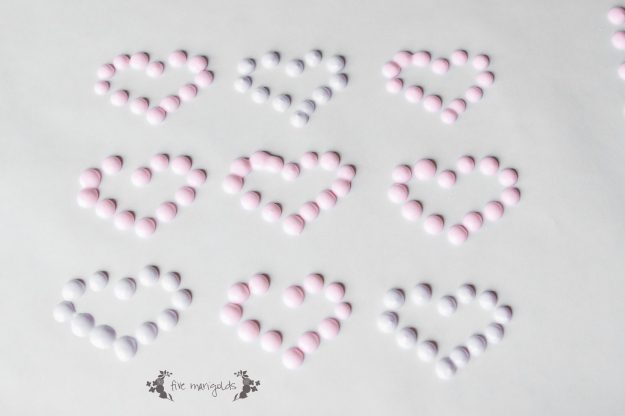 Valentine's Candy Button Hearts _ Five Marigolds5m