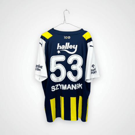 Koszulka piłkarska Fenerbahce, 2023/24 Home, stan bardzo dobry - jedno mikro zaciągnięcie.