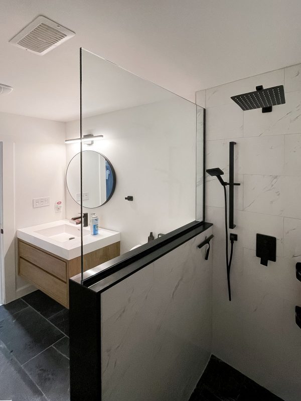project fort showers single panel divider open entry