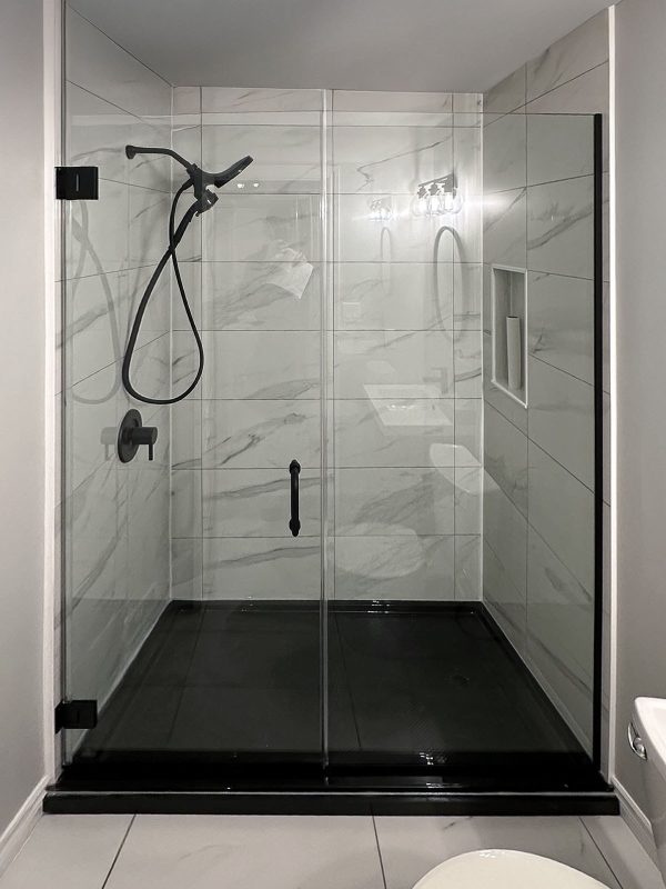 project fort showers wall to wall frameless swing