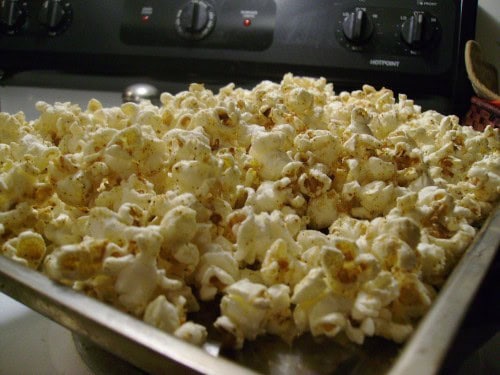 garlic parmesan popcorn recipe