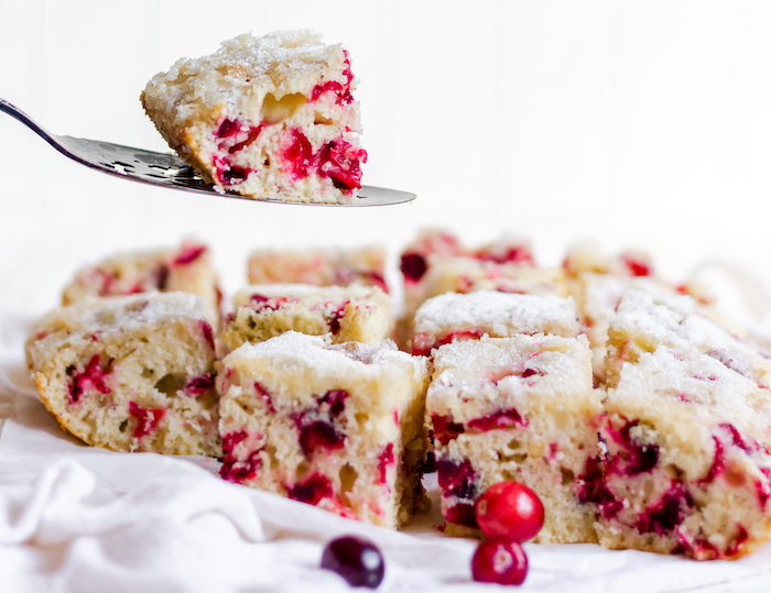 gluten-free cranberry Kuchen