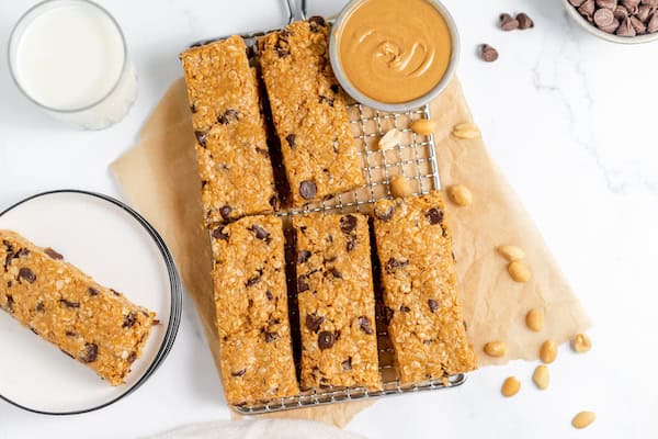 oatmeal peanut butter bars