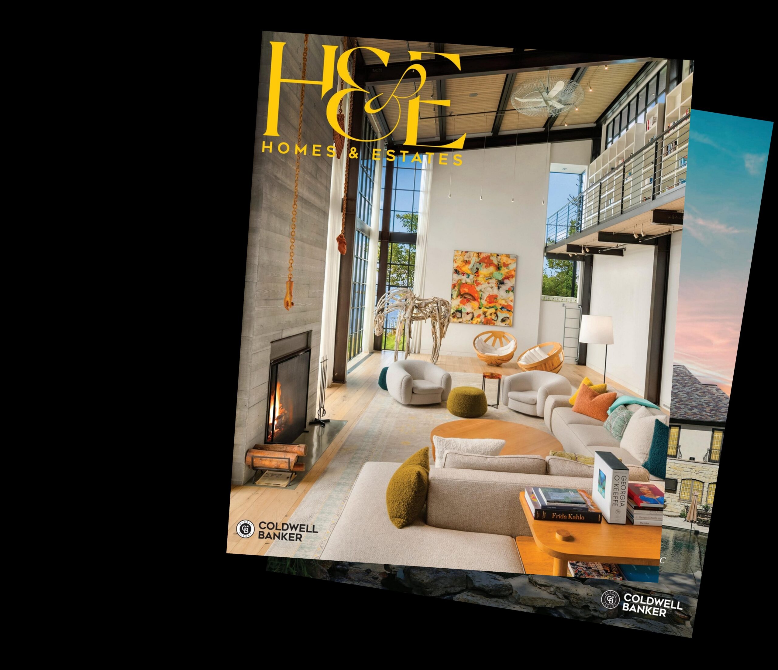 Cover of a past Summer edition of “Homes & Estates” magazine for luxury home audiences.