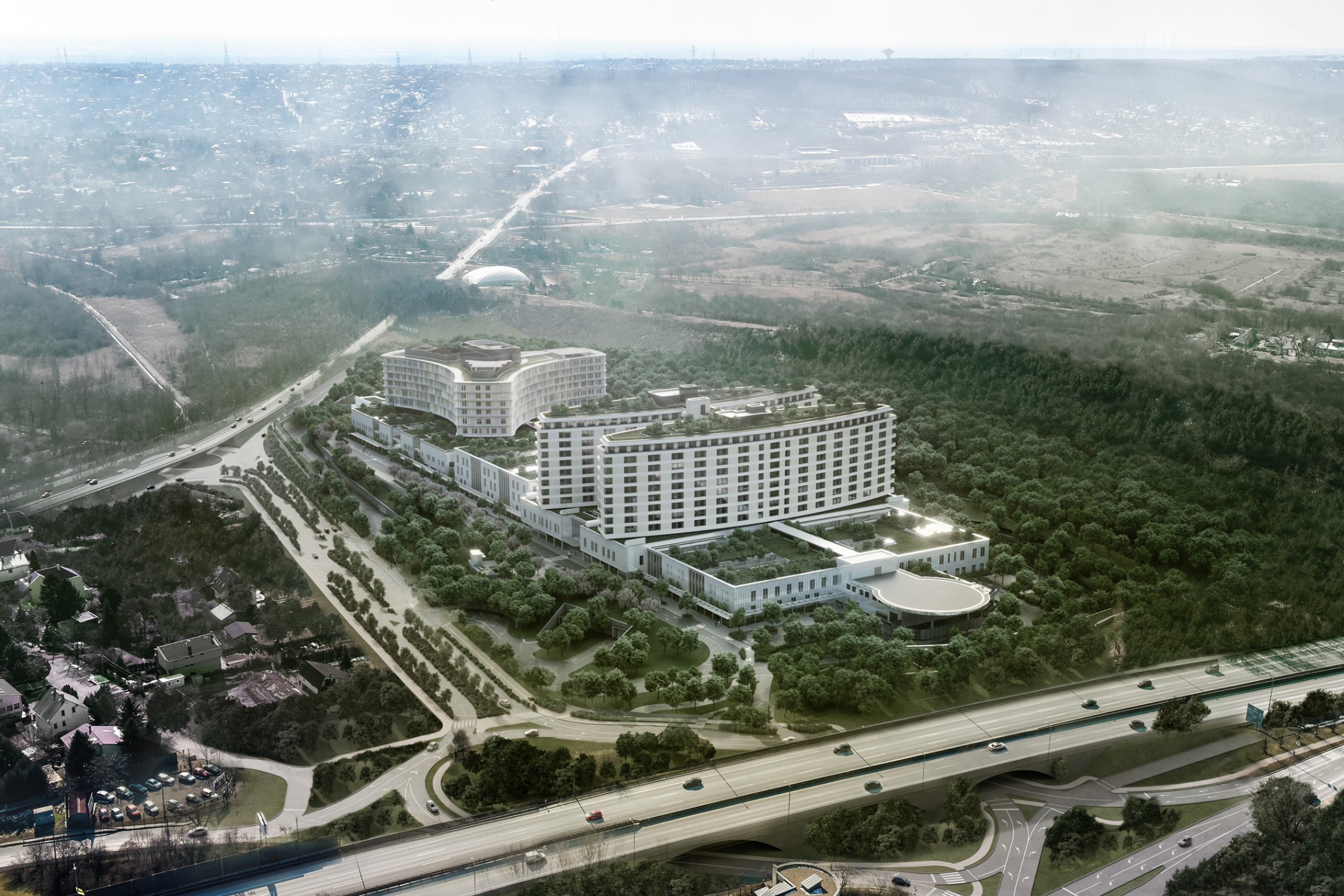 A Dél-budai Centrumkórház tervének bemutatása