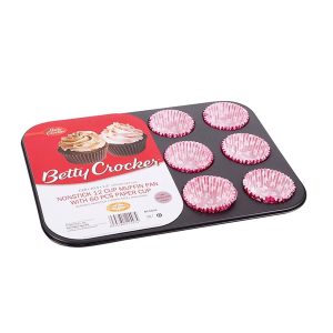 Molde Para Muffin Betty Crocker 12 Espacios  / 60 Pirotines