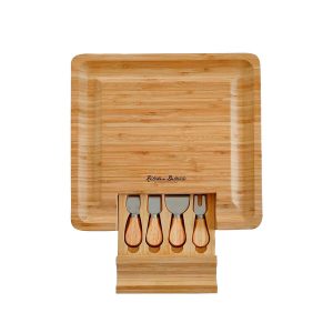 Tabla Bandeja Para Quesos con 4 Accesorios