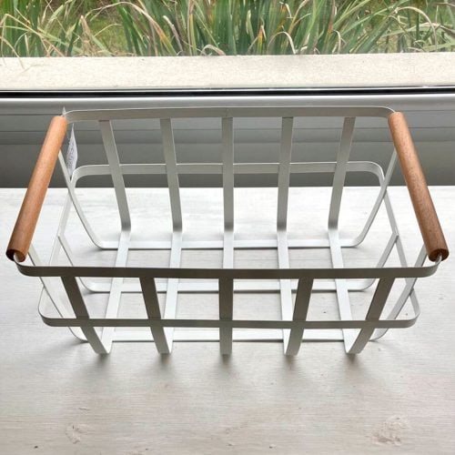 Cesta de Almacenamiento Blanca 35,8 x 22 x 15,5 cm. - Imagen 3