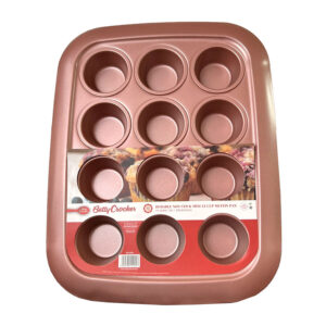 Molde para Mini Muffin Betty Crocker Línea Pink, 12 Espacios