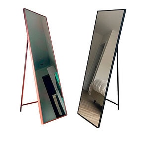 Espejo de Metal Rectangular de Pie 40 x 150 cm.