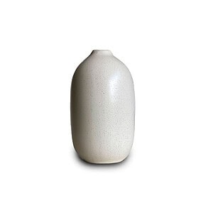 Florero Céramica Blanco 16,5 x 27,9 x 16, 5 cm.