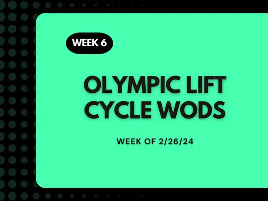 IKAIKA Workouts Week of 2/26/24 1 Dive into the world of Olympic Weightlifting workouts with IKAIKA Fitness in Durham, NC