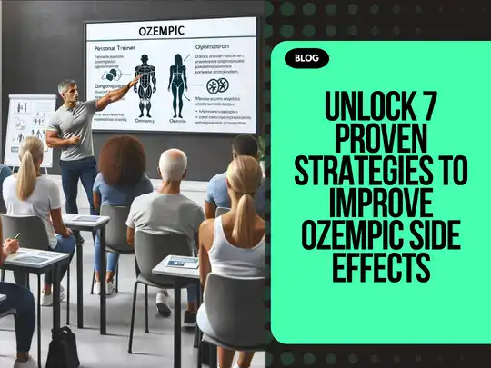 Trainer at IKAIKA Personal Fitness discussing Ozempic side effects prevention through diet and exercise.