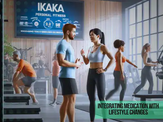 Trainer at IKAIKA Personal Fitness discussing Ozempic side effects prevention through diet and exercise.