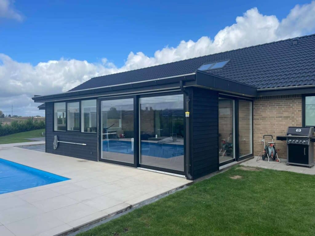 udestue bygget af tømrer