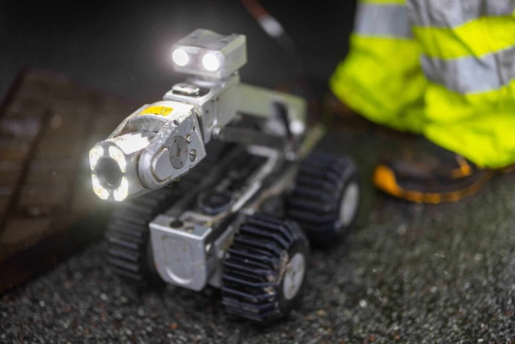 Robot med kamera