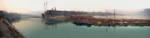 Panoramic view of Dam construction. Edward Burtynksky, Before the Flood series, China.