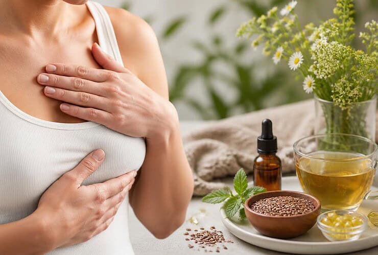 Mastodynies (douleurs du sein) comment les réduire naturellement ?