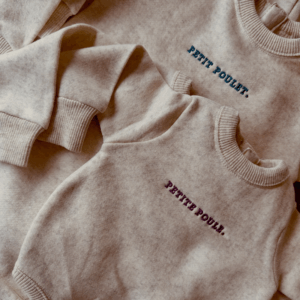 crewneck en molleton version mini