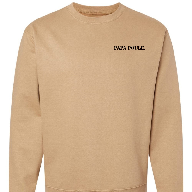 crewneck papa poule