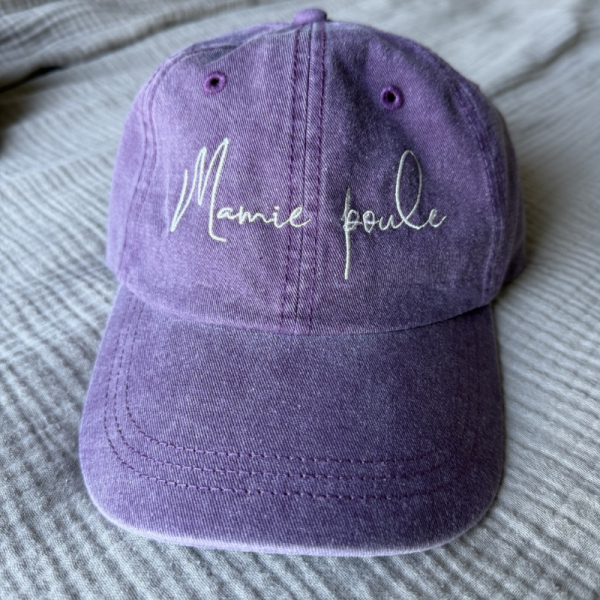 casquettemamiepouleroséfoncé