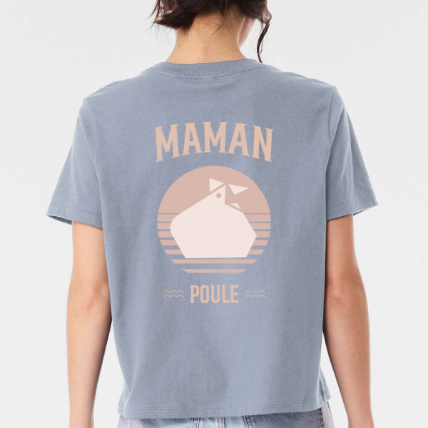 tshirtmamanpoulesunsetfemme