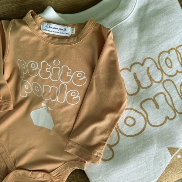 twinning maman poule blanc et beige
