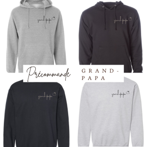 Précommande crewneck brodé grand-papa poule