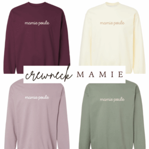 Précommande crewneck brodé mamie poule